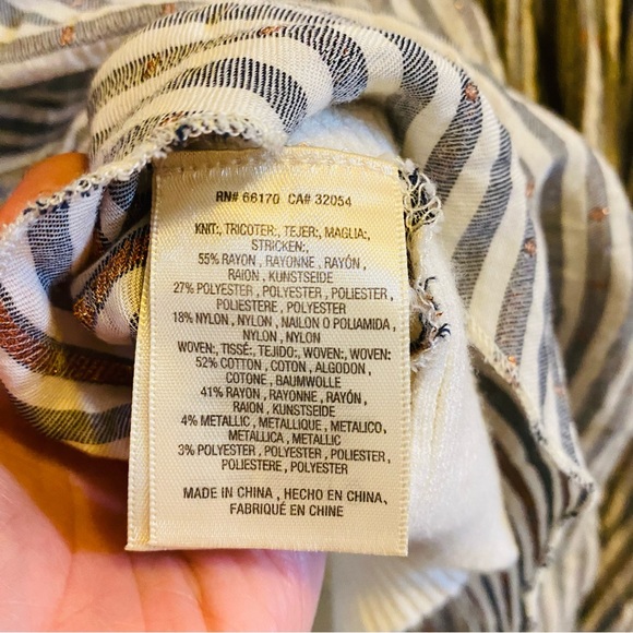 ⭐️ JOIE Jolana Black & Gray Open Fringe Slouchy Cardigan - Picture 5 of 7